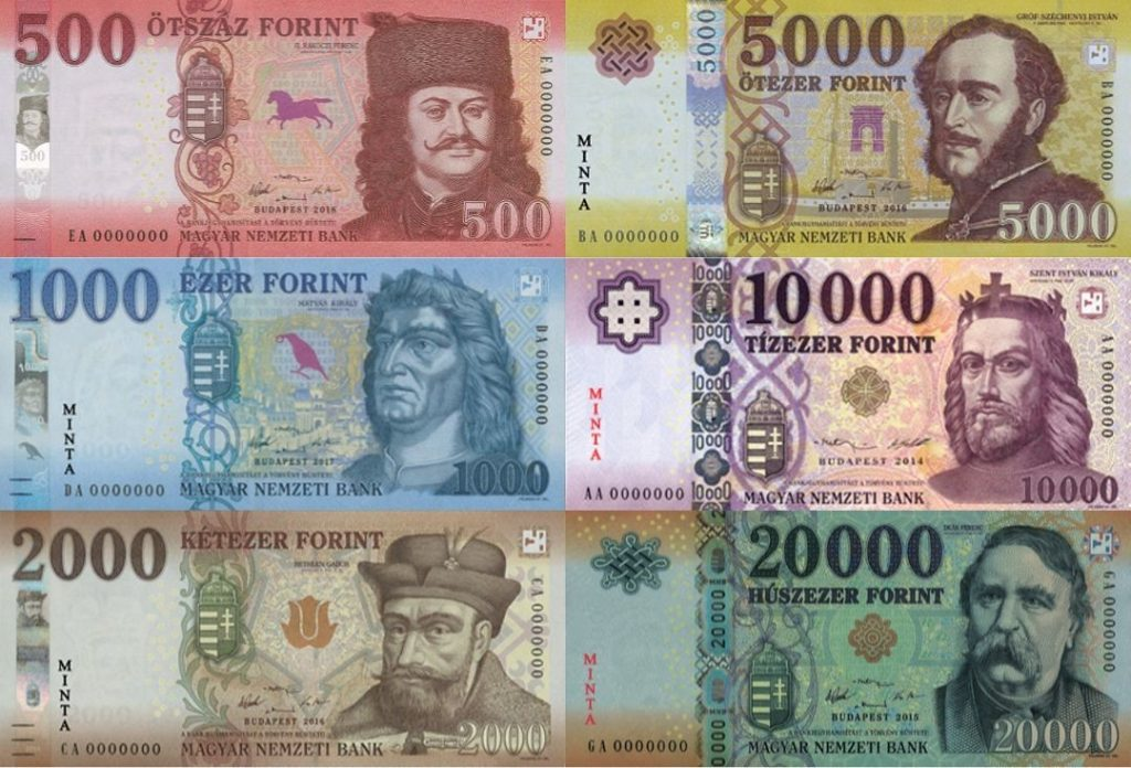 Tại Hungary sử dụng đồng Forint (Ft)